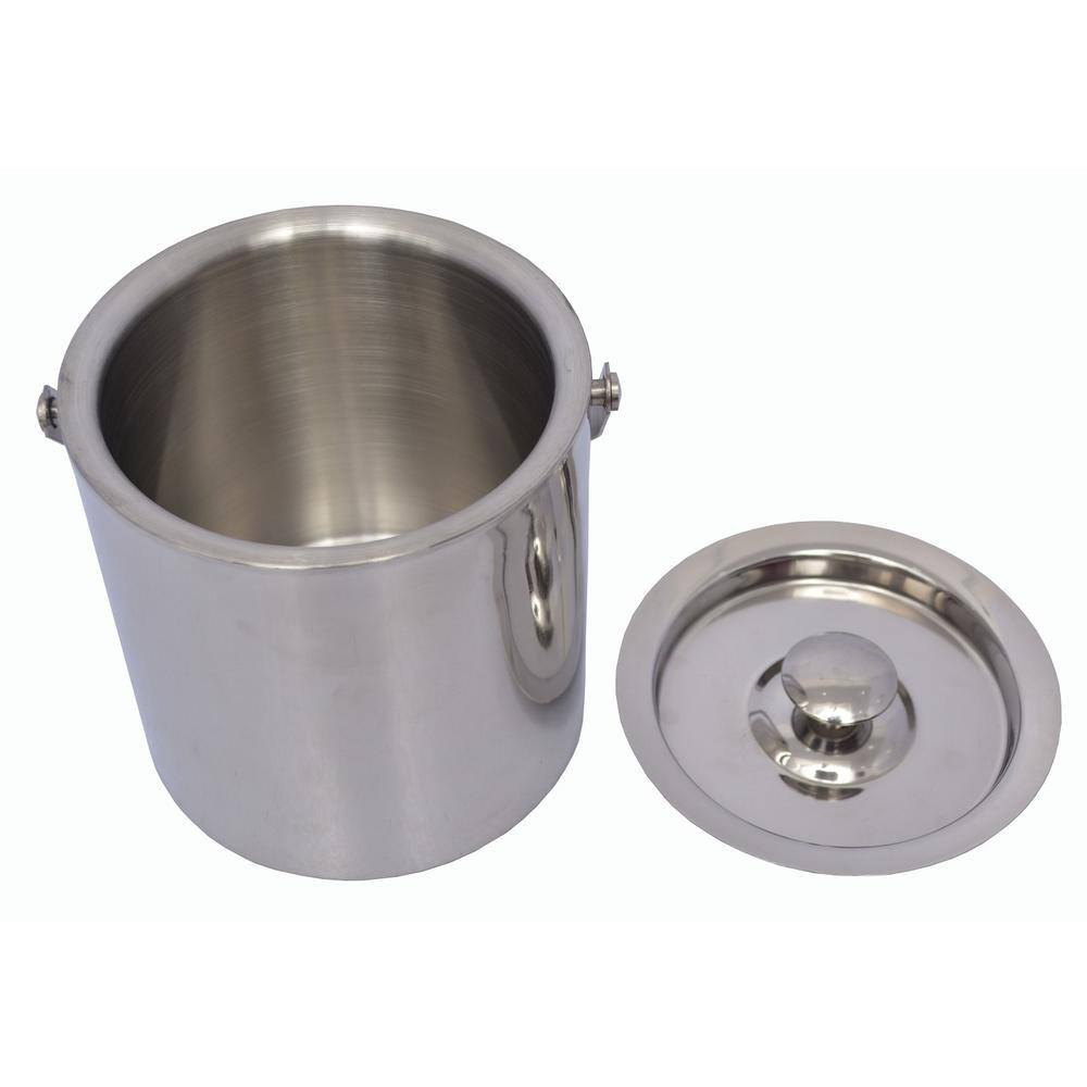 2 qt. Stainless Steel Double Wall Ice Bucket - Hercitys