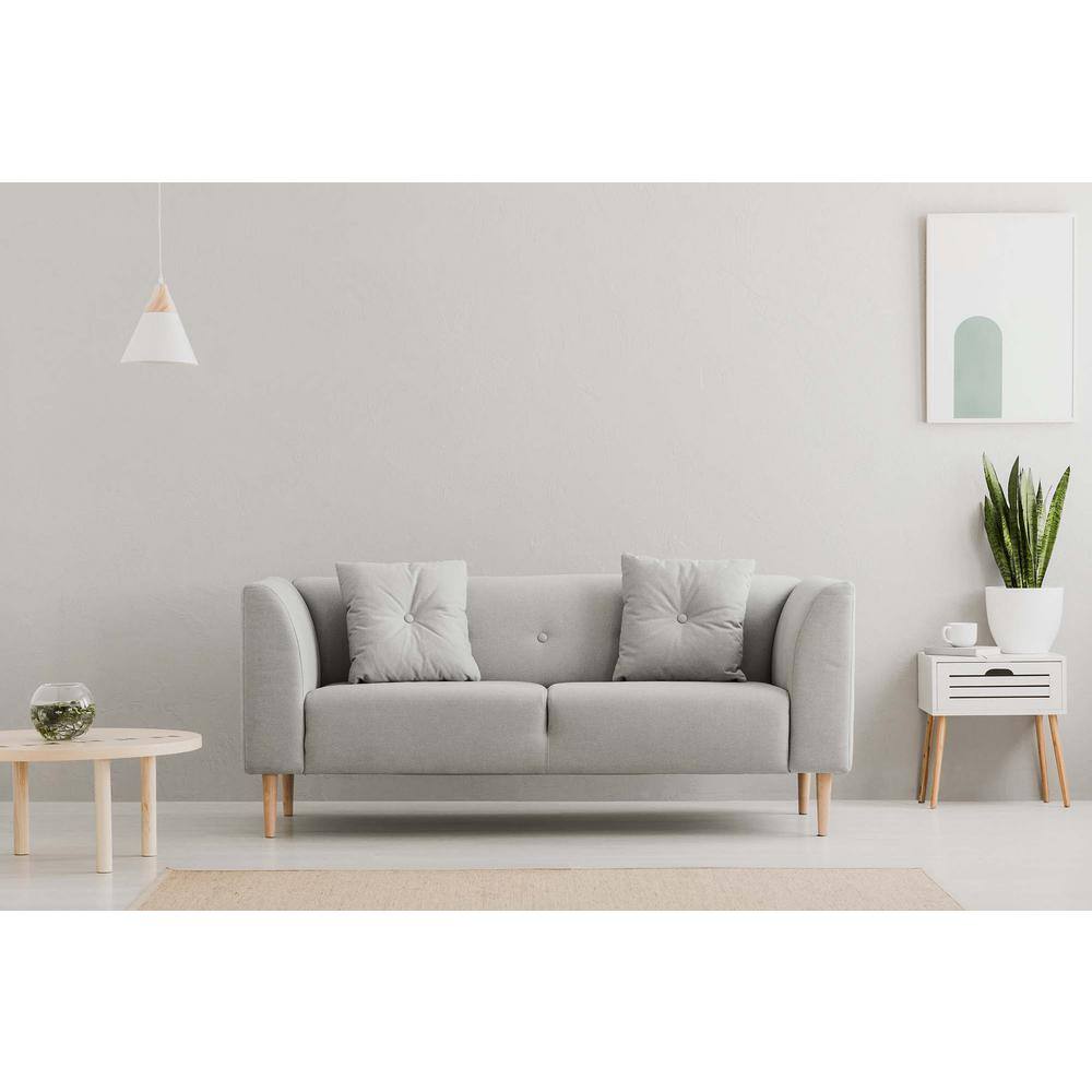 16 in. x 1-3/4 in. Mid-Century Unfinished Hardwood Round Taper Leg - Hercitys