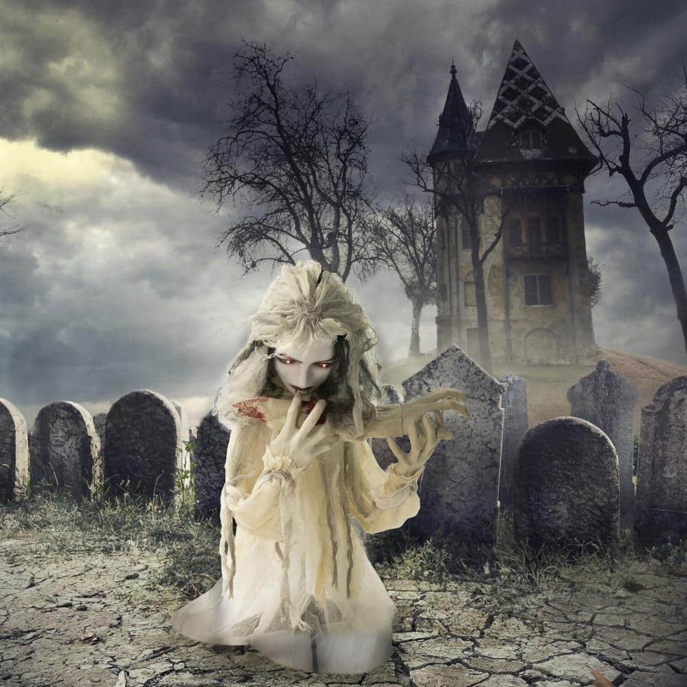 40 in. Touch Activated Animatronic Bride - Hercitys