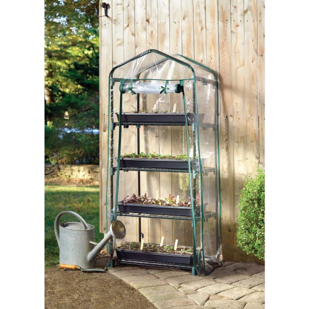 23 in. x 17 in. x 57 in. Mini Greenhouse - Hercitys