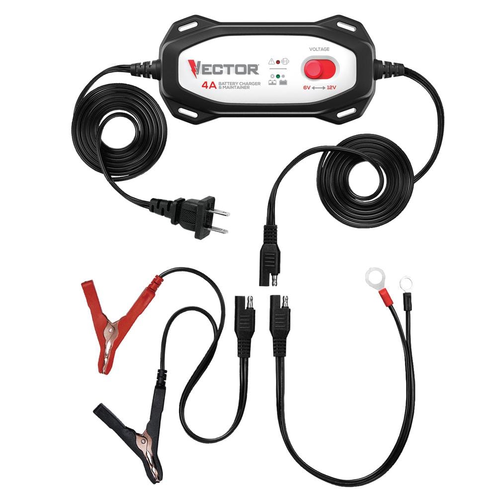 4 Amp Battery Charger/Maintainer - Hercitys