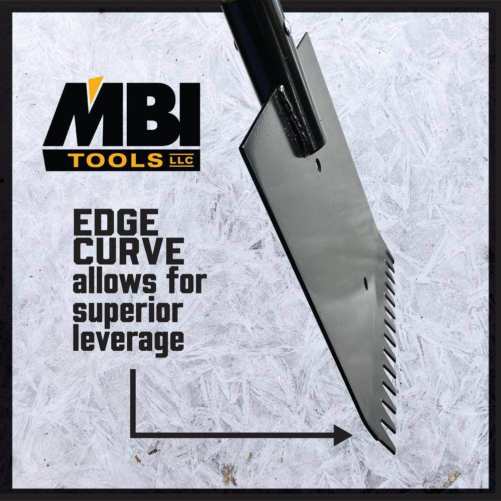 48 in. Fiberglass Handle Steel Ice Scraper Snow Shovel – Made In USA - Hercitys