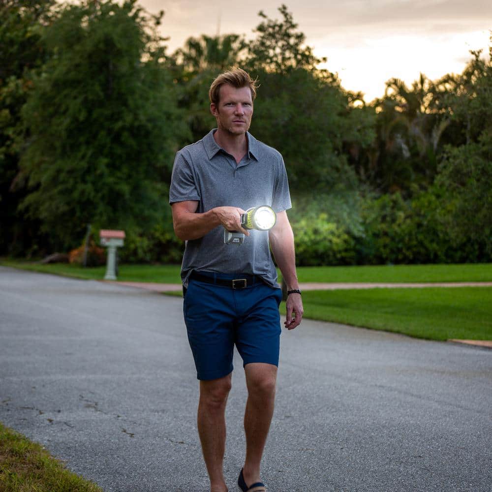 24-Volt Cordless LED Handheld Spotlight with 2.0 mAh Battery Plus Charger - Hercitys