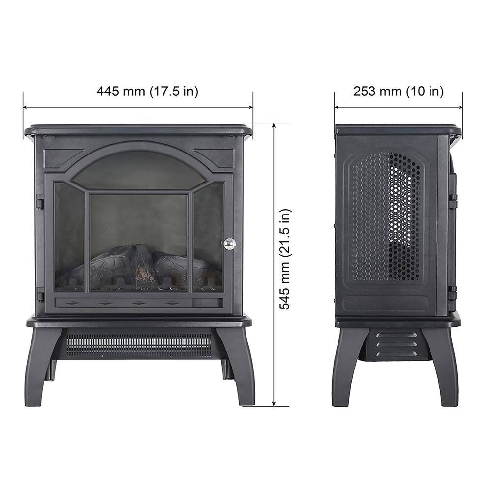 400 sq. ft. 18 in. Electric Stove with Remote - Hercitys