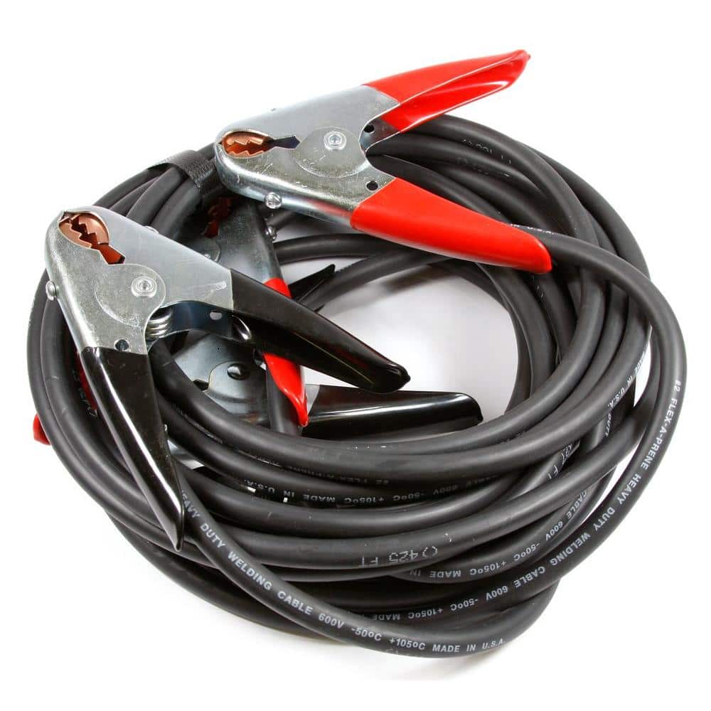 16 ft. 4-Gauge Heavy Duty Battery Jumper Cables - Hercitys