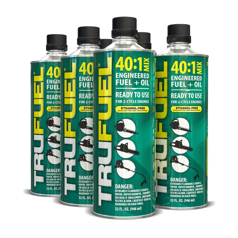 2-Cycle 40:1 Pre-Mixed Fuel and Oil 32 oz. (6-Pack) - Hercitys