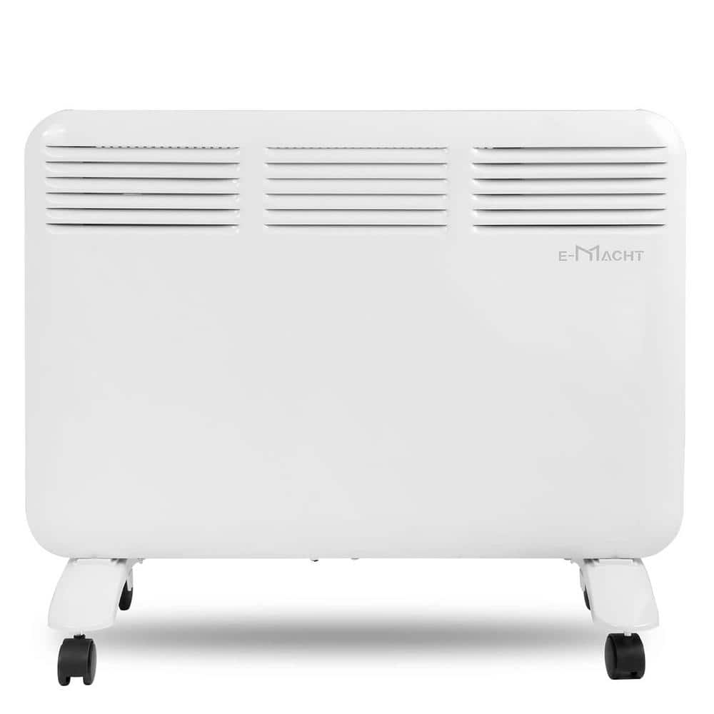 1000-Wat Freestanding or Wall Mounted Electric Radiator Space Heater with Adjustable Thermostat, Led Display - Hercitys