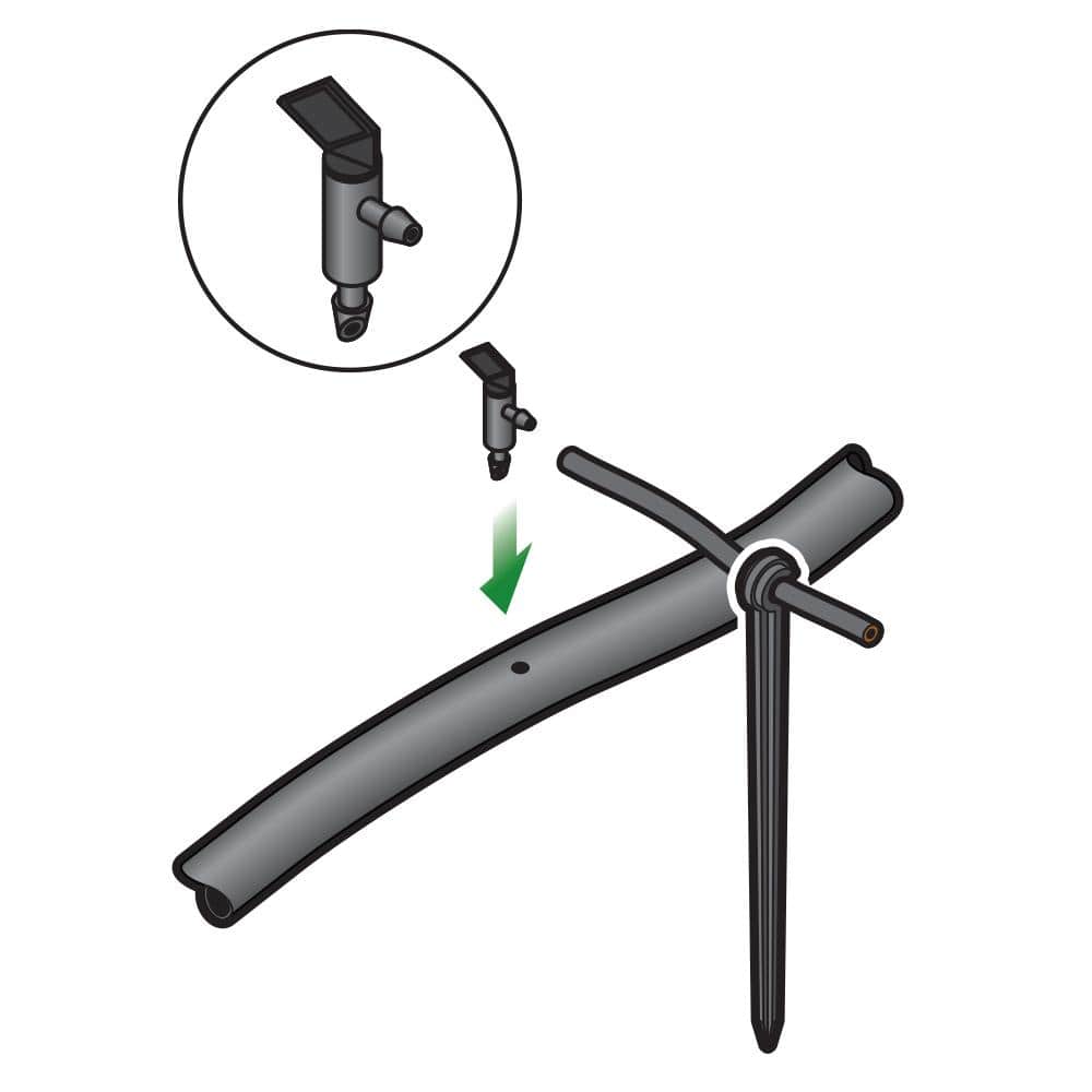 1 GPH Flag Dripper (100-Pack) - Hercitys