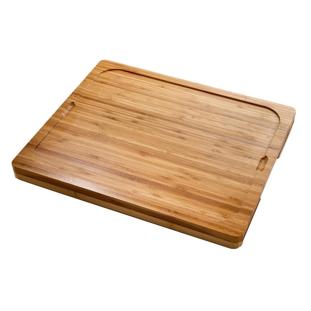 1-Piece Bamboo Cutting Board with 7-Color-Coded Food Icon Flexible Cutting Mat Set - Hercitys