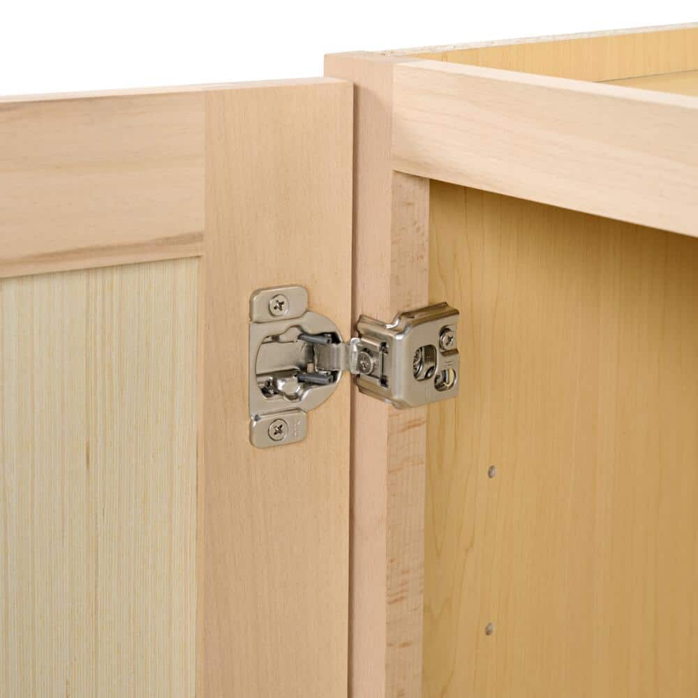 15 in. W x 12 in. D x 36 in. H Ready to Assemble Wall Kitchen Cabinet in Unfinished with CLICKREADY Technology - Hercitys