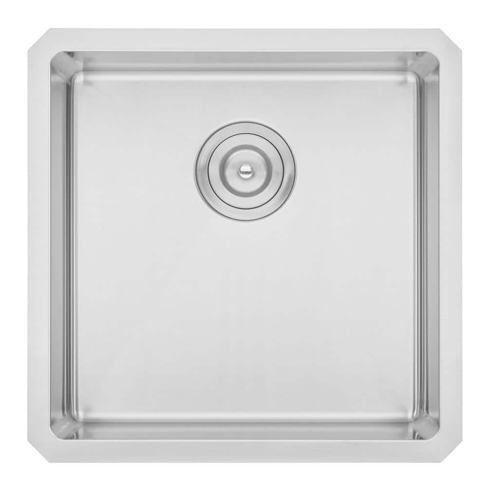 16 Gauge Stainless Steel 18 in. Undermount Bar Sink - Hercitys