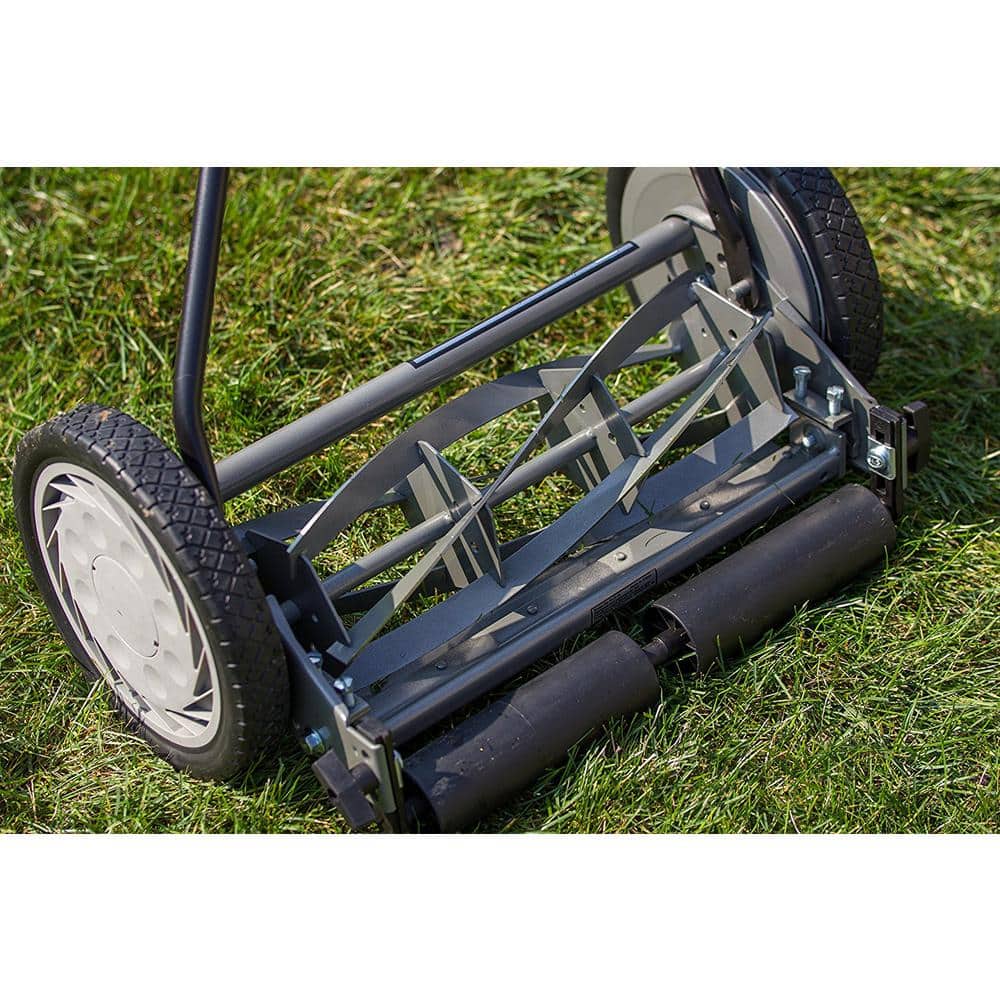 16 in. 5-Blade Manual Walk Behind Reel Lawn Mower - Hercitys