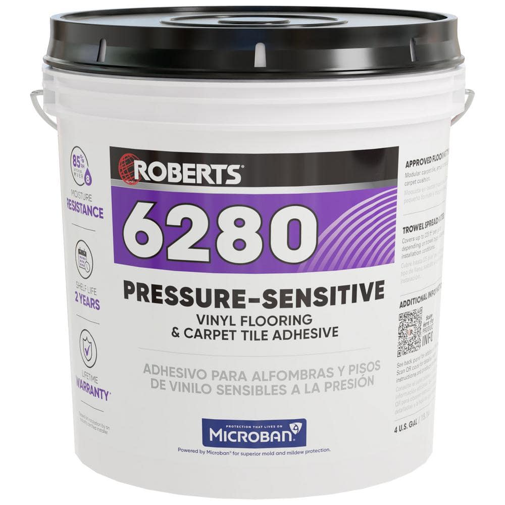 16 qt. (4 Gal.) Pressure Sensitive Releasable Multi-Flooring Adhesive - Hercitys