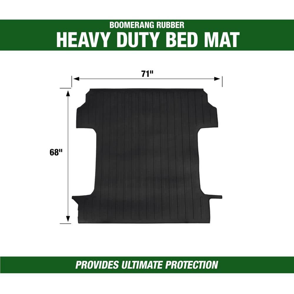 5.8 ft. Truck Bed Mat Heavy Duty Utility Cargo Liner fits Chevy Chevrolet Silverado and Sierra 1500,2500, 3500 2019-2025 - Hercitys