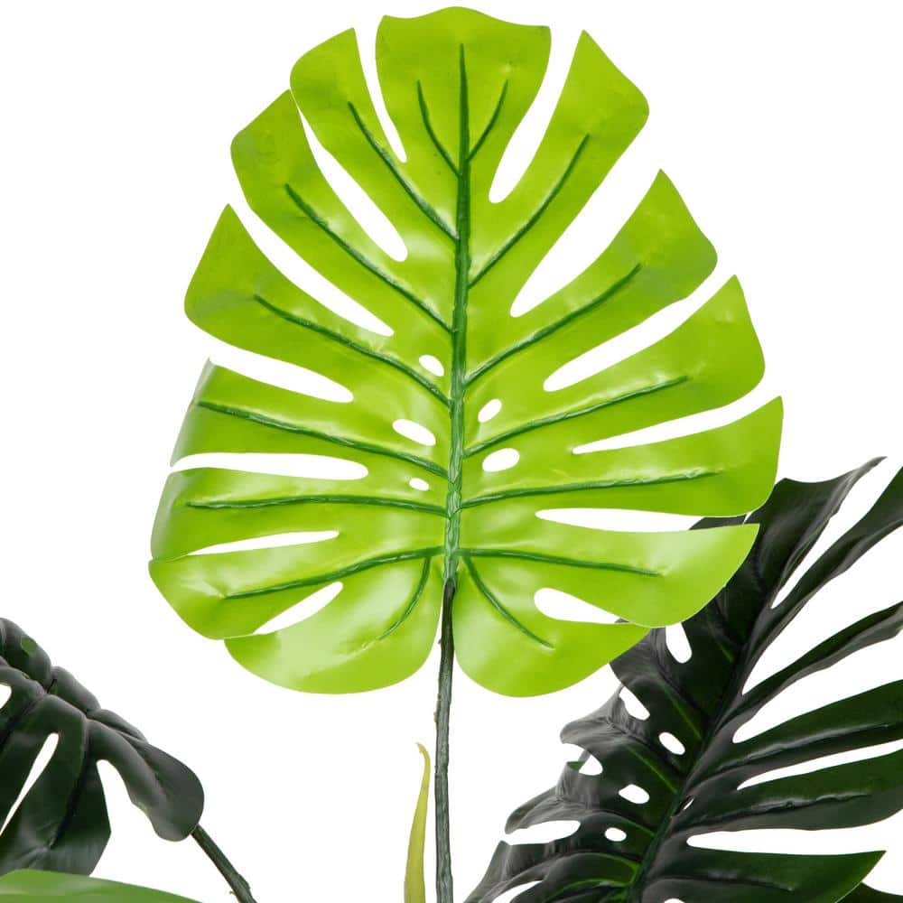50 in. Potted Green Artificial Monstera Plant - Hercitys