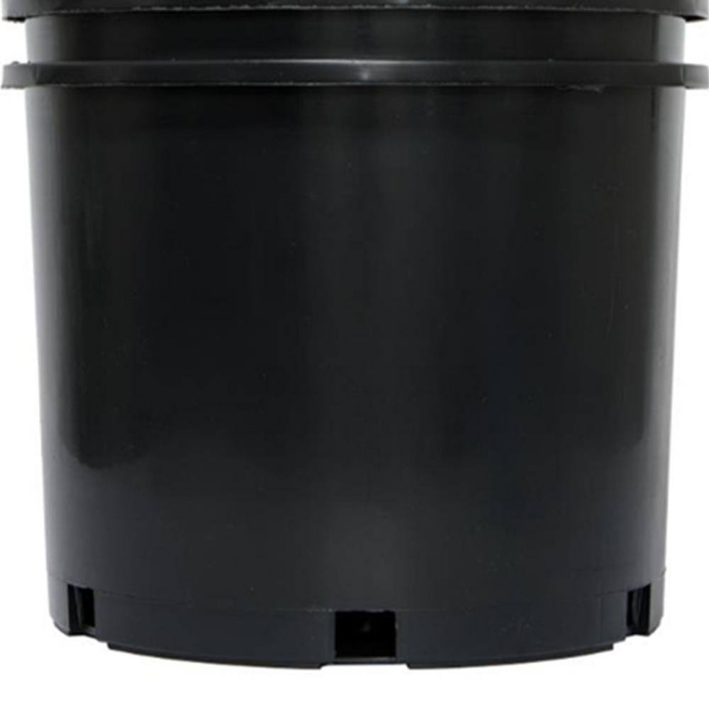 15 in. W x 15 in. H 7 Gal. Round Wide Rim Durable Plastic Plant Nursery Pot (15-Pack) - Hercitys