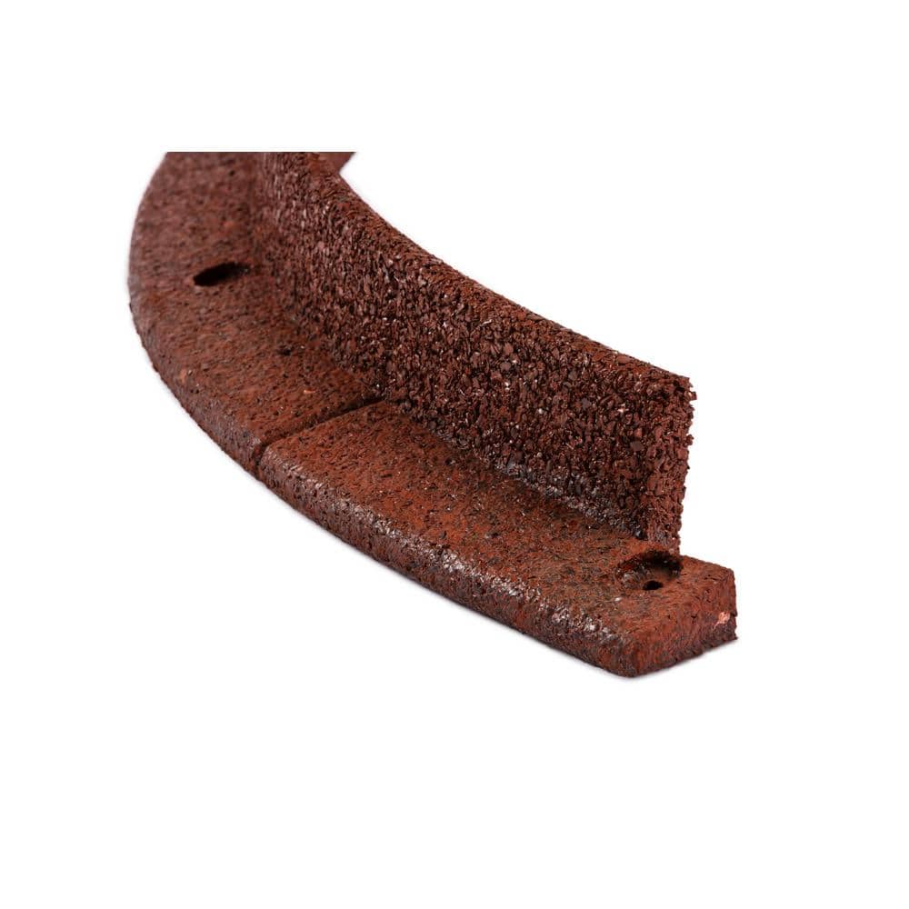 36 in. Red Recycled Rubber Tree Ring (1-pack) - Hercitys