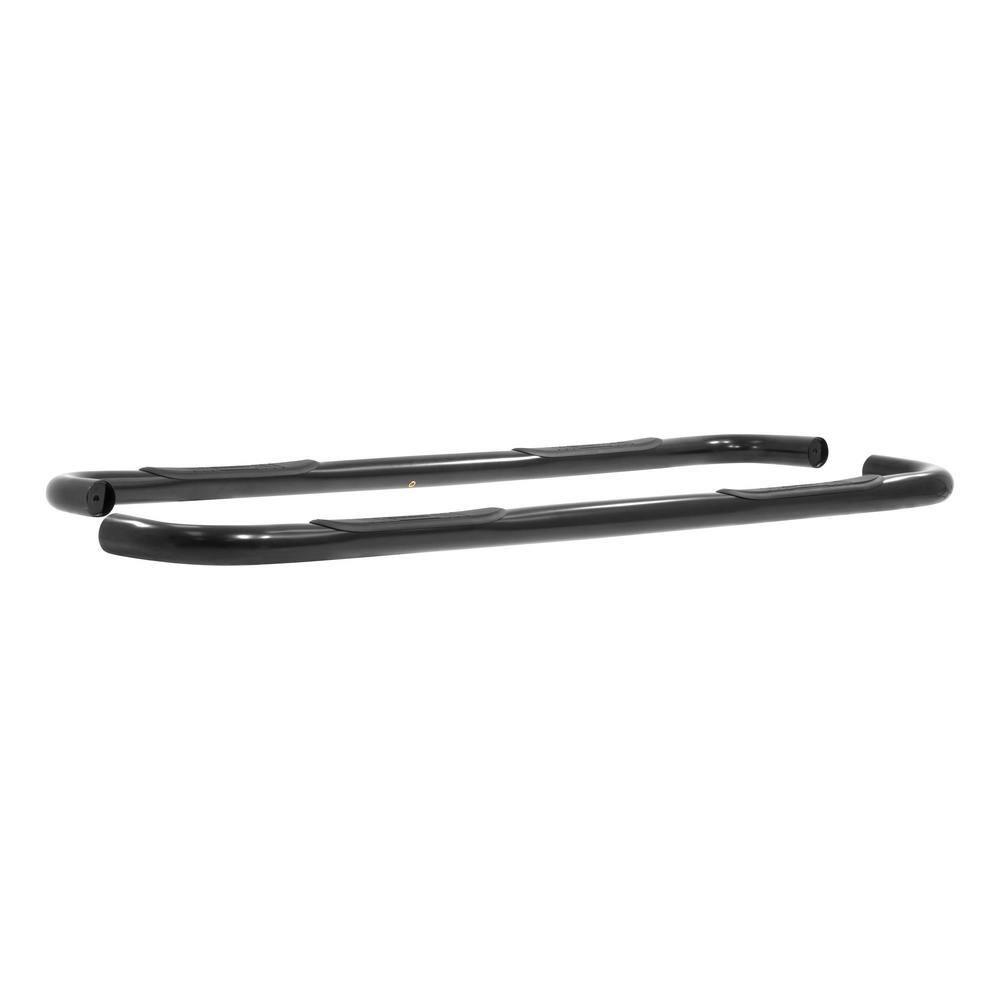 3-Inch Round Black Steel Nerf Bars, No-Drill, Select Chevrolet Avalanche, Suburban, GMC Yukon XL - Hercitys
