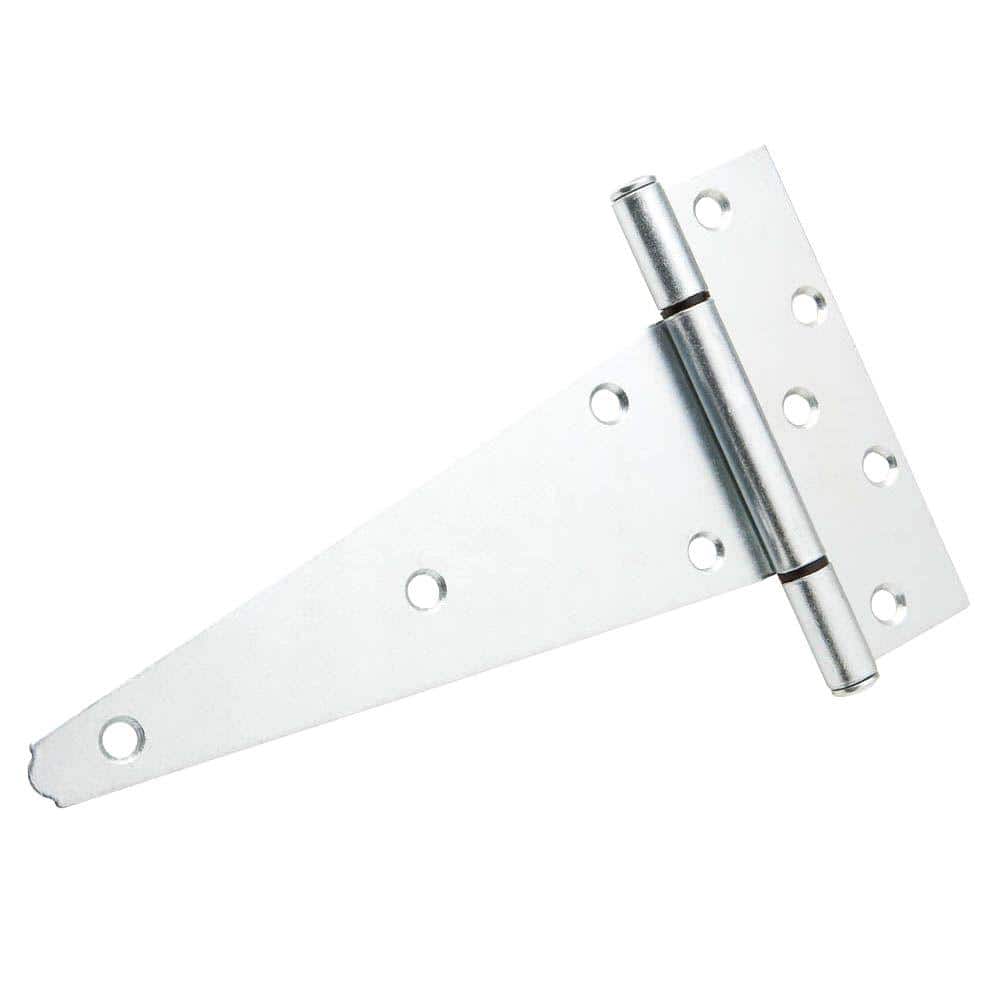 10 in. Zinc Plated Heavy-Duty Standard Tee Hinge - Hercitys