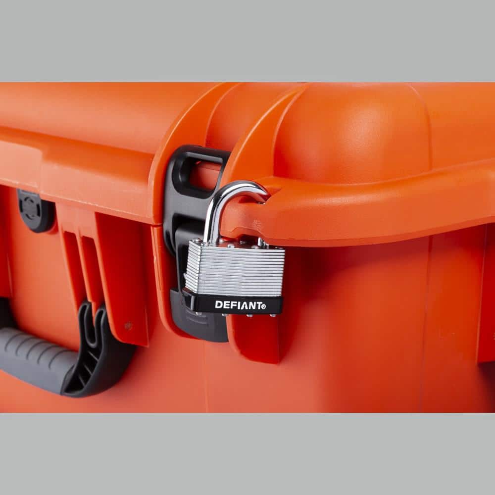 44 mm 1 in. 2-Pack Laminated Steel Shackle Keyed Padlocks (Includes 2 Keys) - Hercitys