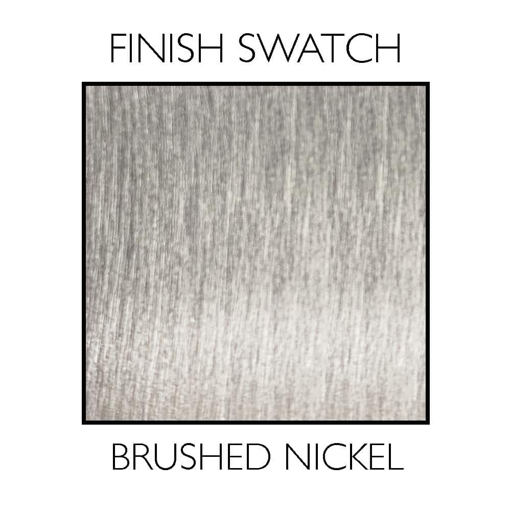 3/4 in. Barrel Brushed Nickel Cabinet Knob (10-Pack) - Hercitys