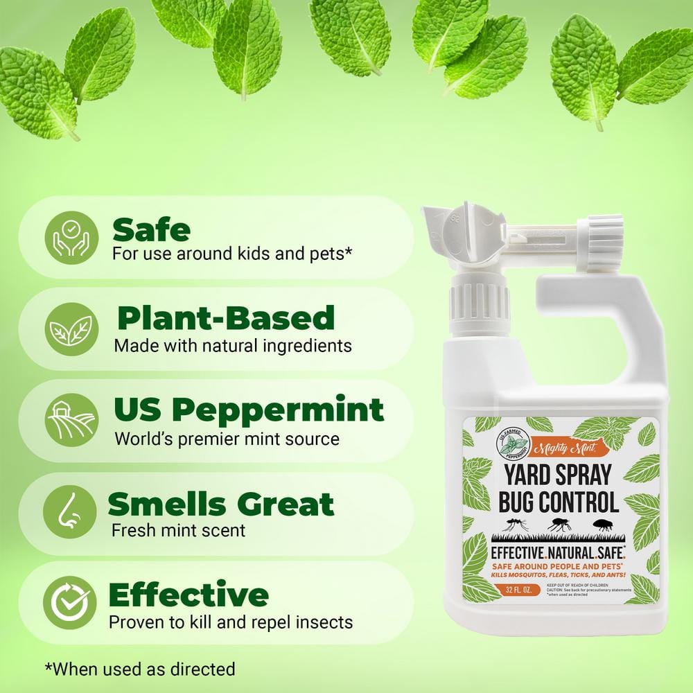 32 oz. Yard Spray Bug Control Peppermint Spray - Hercitys