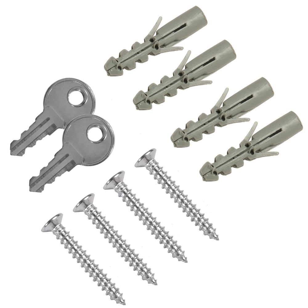 100-Position Steel Key Cabinet with Key Lock, Black - Hercitys