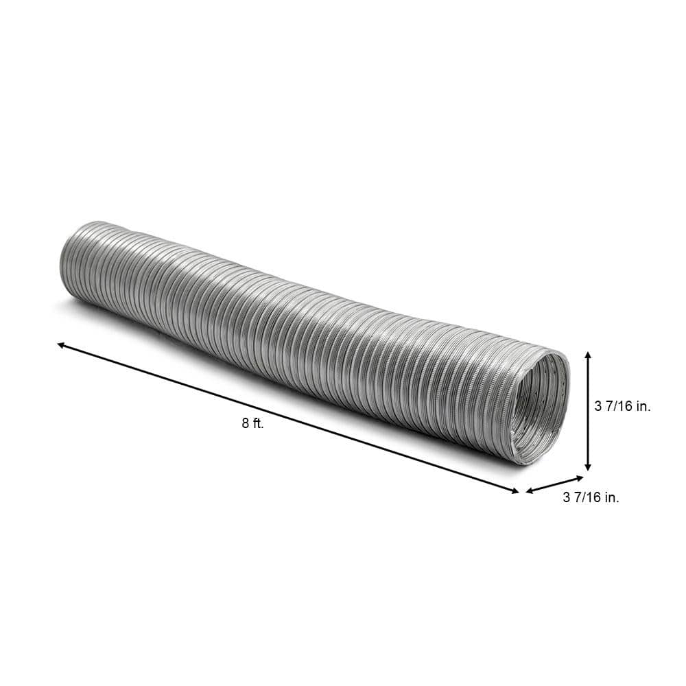 3 in. x 8 ft. Semi-Rigid Aluminum Duct - Hercitys