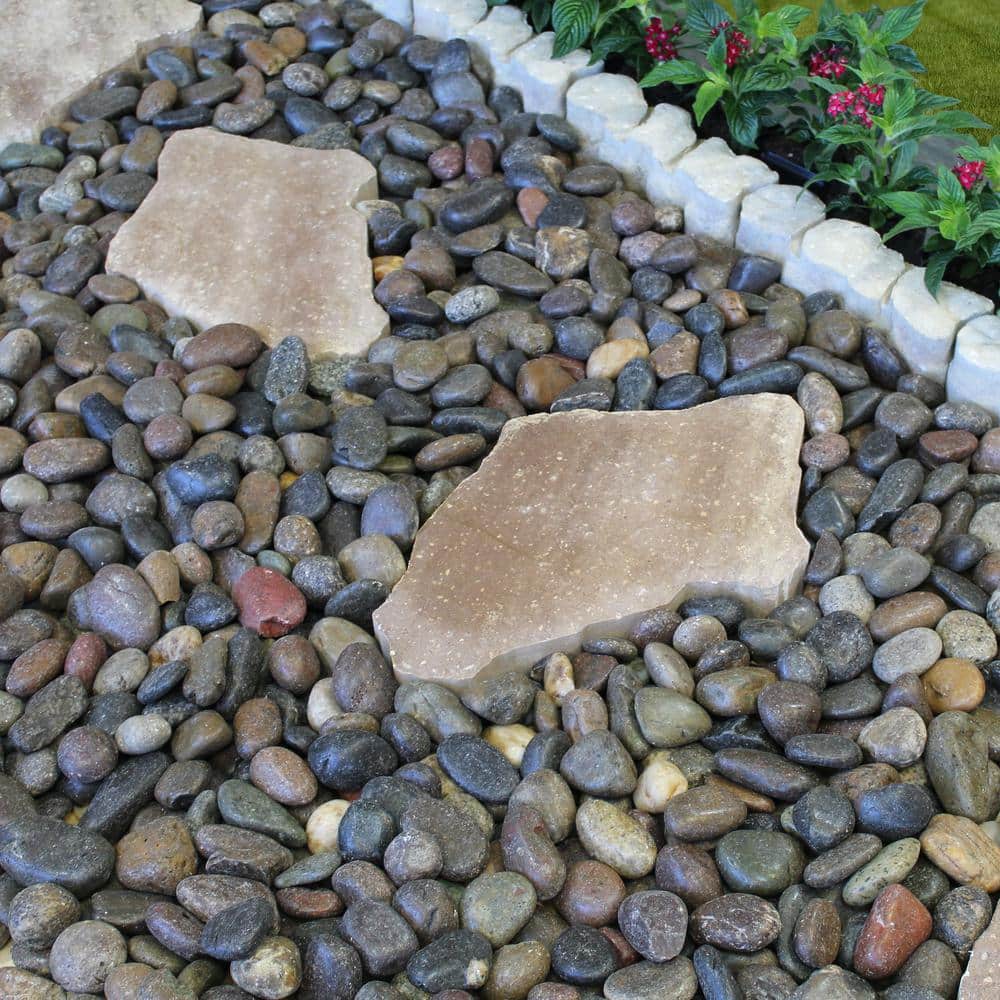 1 in. to 2 in., 20 lb. Medium Mixed Grade A Polished Pebbles - Hercitys