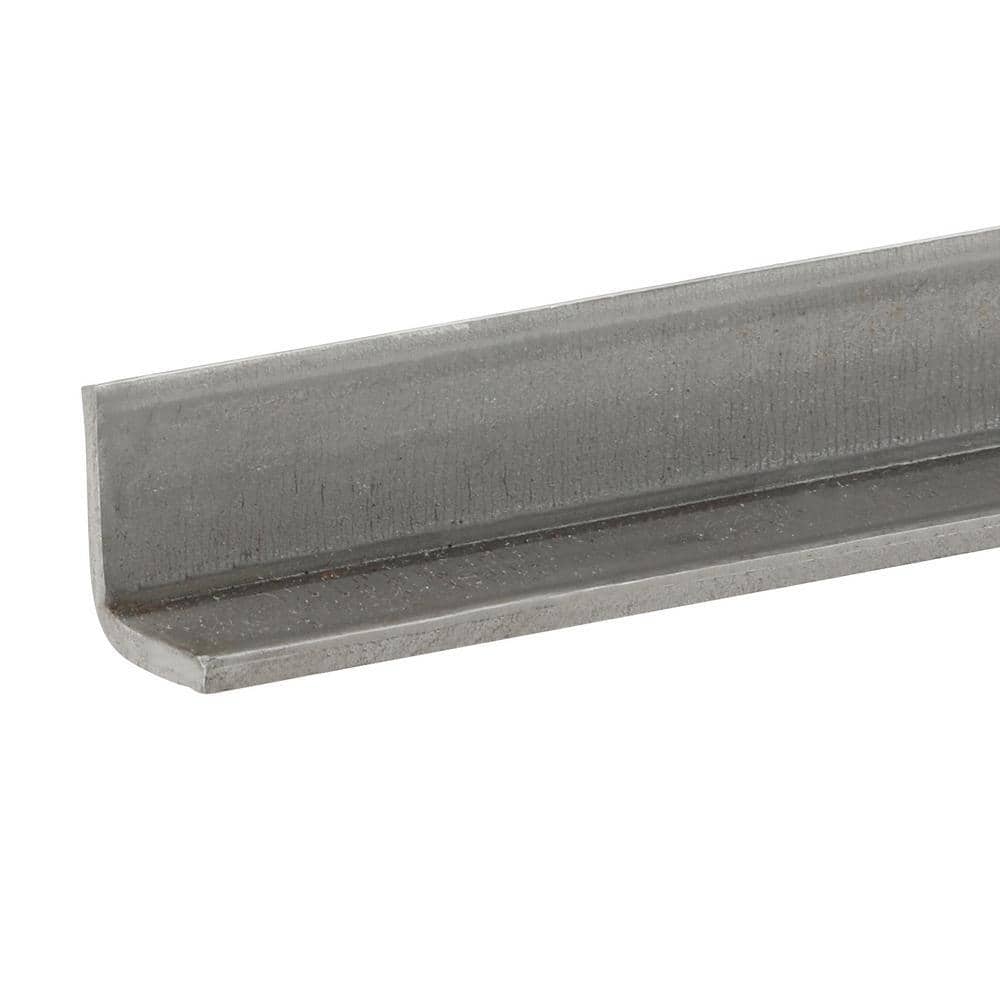 3/4 in. x 6 ft. – 1/8 in. Thick Plain Steel Angle - Hercitys