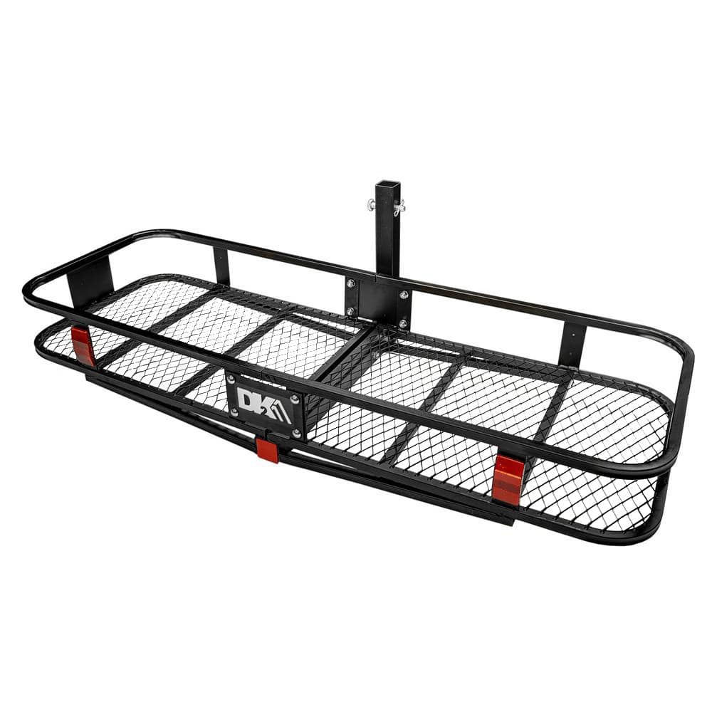 500 lb. Capacity 60 in. x 20 in. Steel Folding Hitch Cargo Carrier for 2 in. Receiver - Hercitys