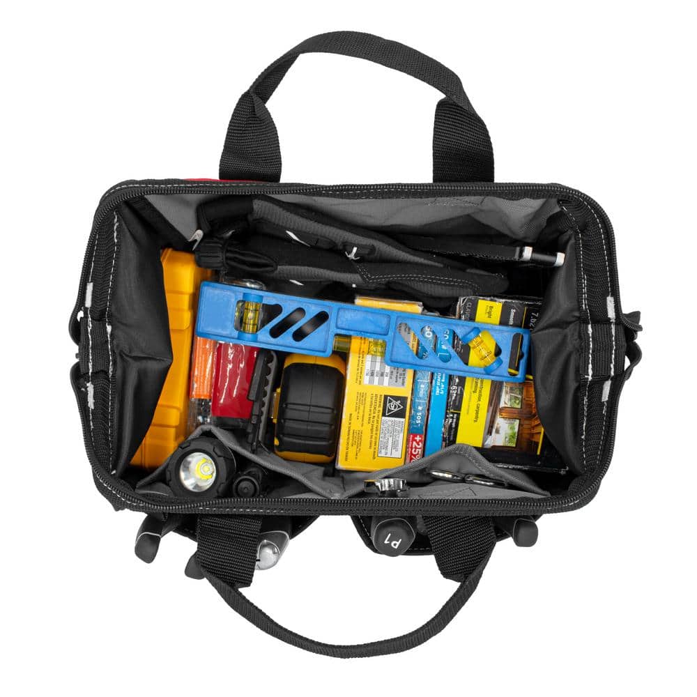 14 in. Rolling Tool Bag with Stackable 12 in. Tool Bag - Hercitys