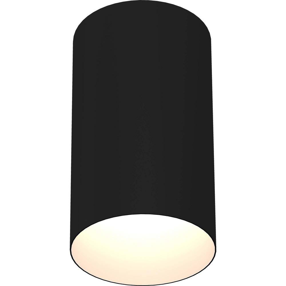 1-Light Black Flush Mount - Hercitys