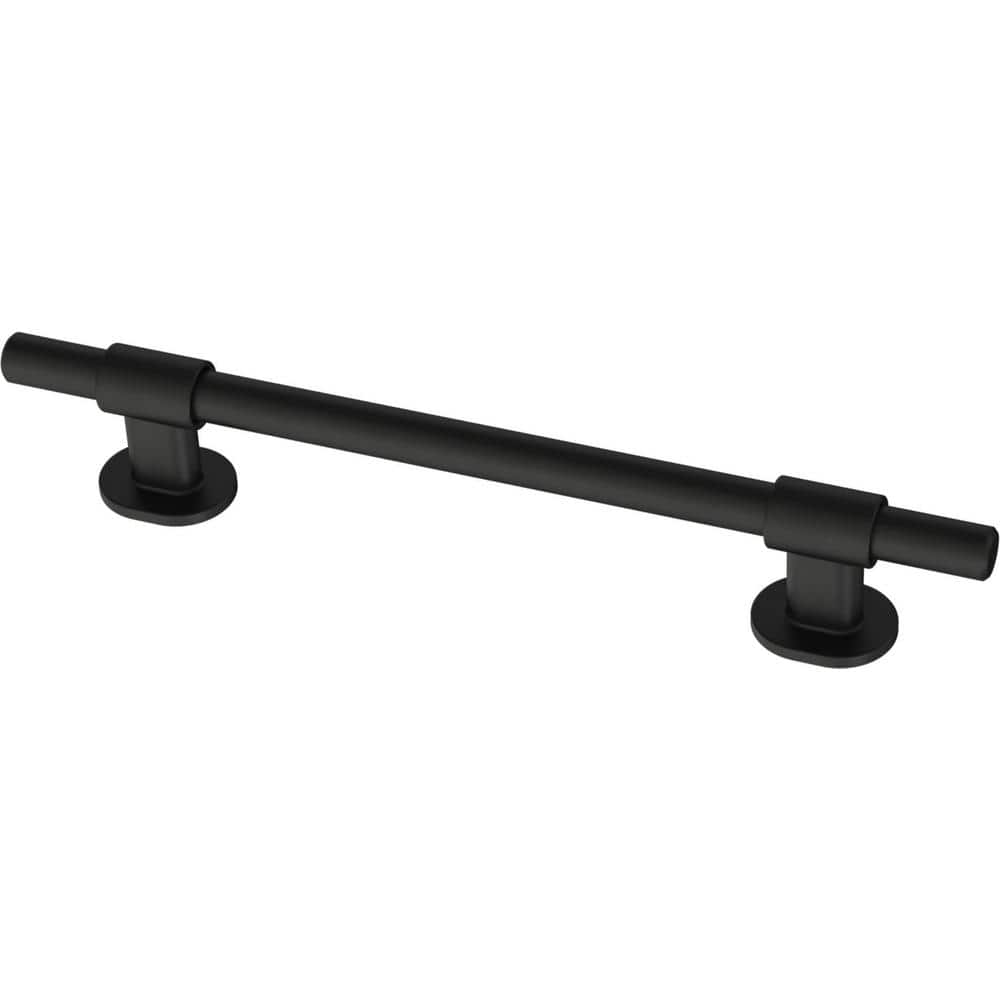 5-Pack Bar Adjusta-Pull Adjustable 1-3/8 to 5-6/15 (35-160 mm) Classic Matte Black Cabinet Drawer Pulls - Hercitys