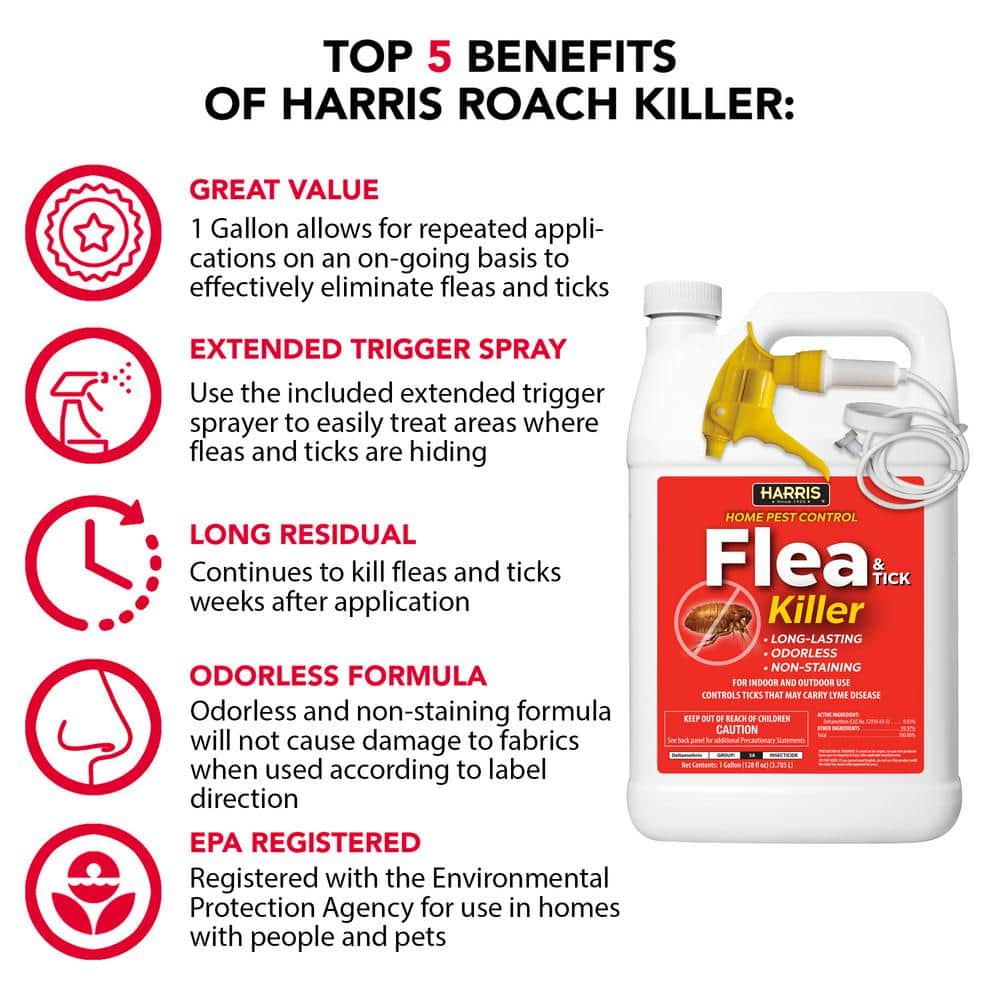 1 Gal. Flea and Tick Killer (3-Pack) - Hercitys