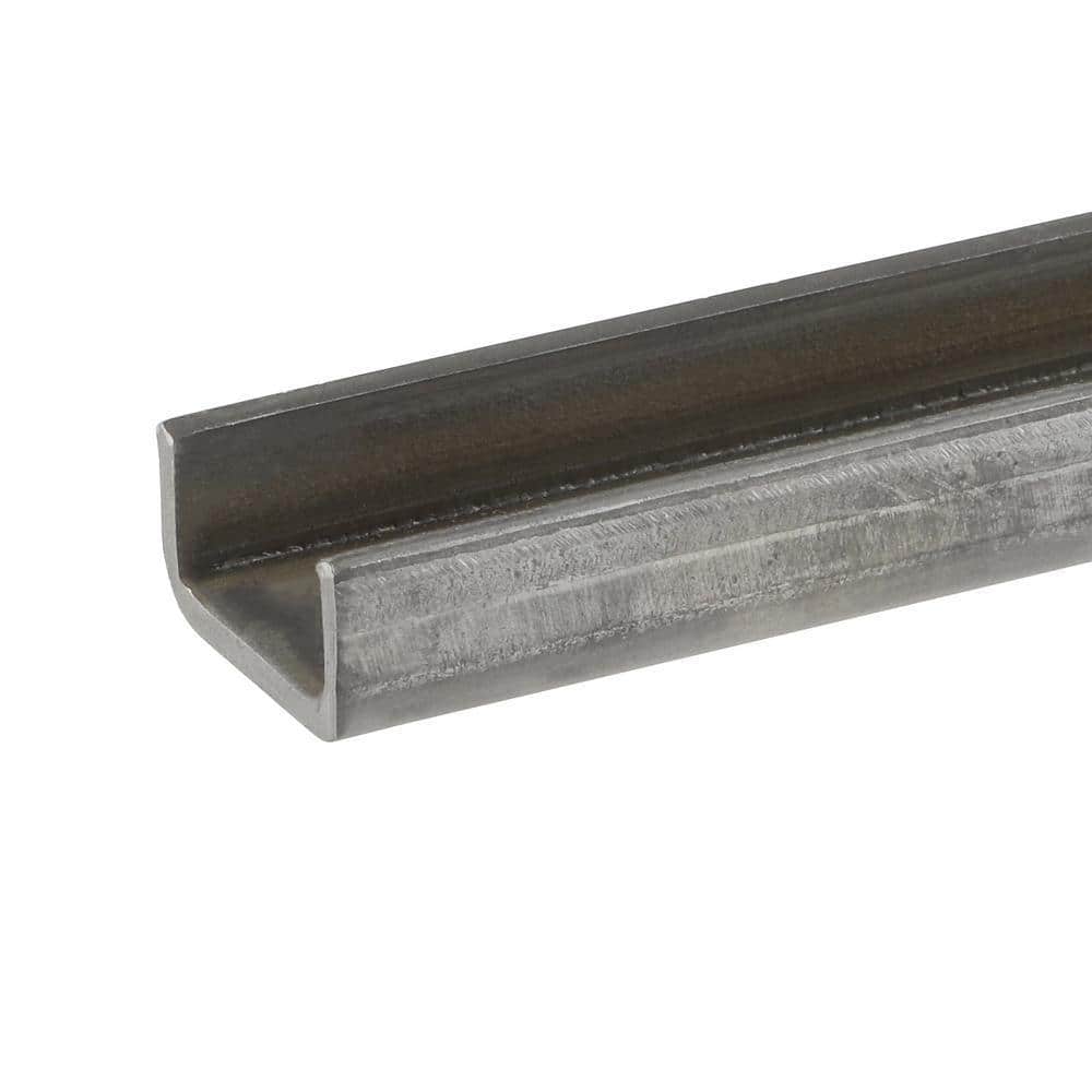1-1/2 in. x 1/2 in. x 3 ft. – 1/8 in. Thick Plain Steel C-Channel - Hercitys