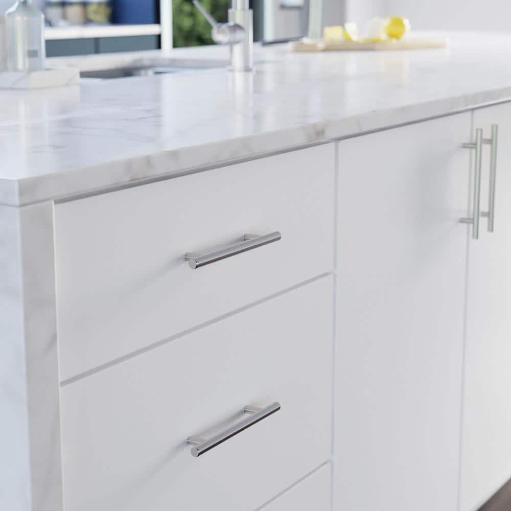 30-Pack Simple Bar 5-1/16 in. (128 mm) Modern Cabinet Drawer Pulls in Stainless Steel - Hercitys