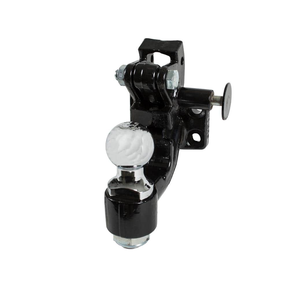 10-Ton Combination Ball and Pintle Hitch with Mounting Kit - Hercitys