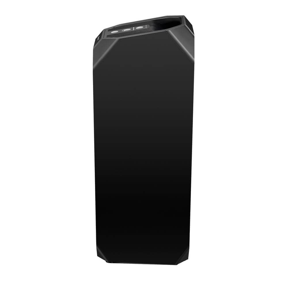 210 sq. ft. Portable Air Purifier with Filter in Black - Hercitys