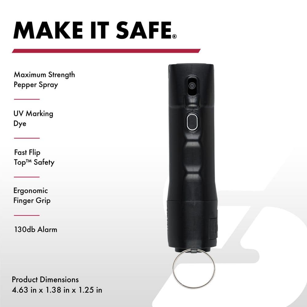 2-in-1 Pepper Spray with Personal Alarm - Hercitys