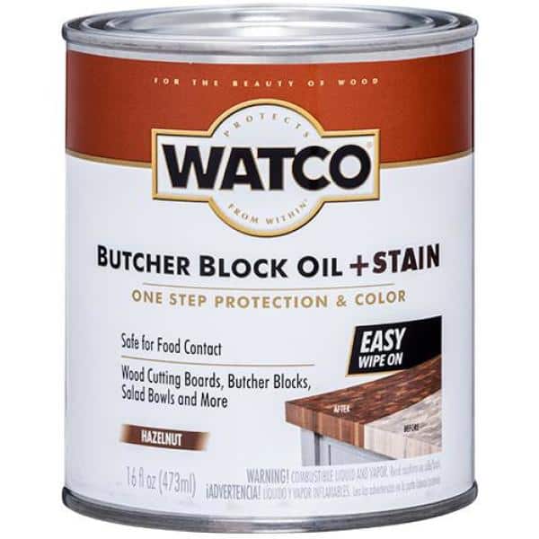 1 Pint Butcher Block Oil in Hazelnut - Hercitys