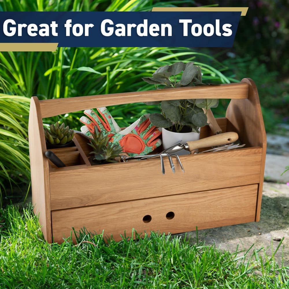 22-Inch Wood Tool Box Caddy - Hercitys
