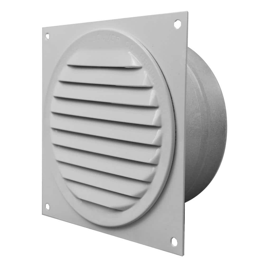 4 in. Bathroom Soffit Vent in White - Hercitys