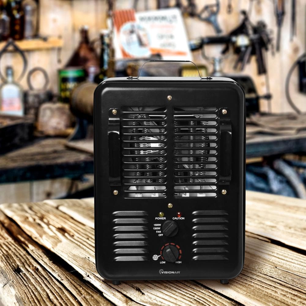 15″ 1500/1300W Milkhouse Heater with 2 Prong Power Cord - Hercitys