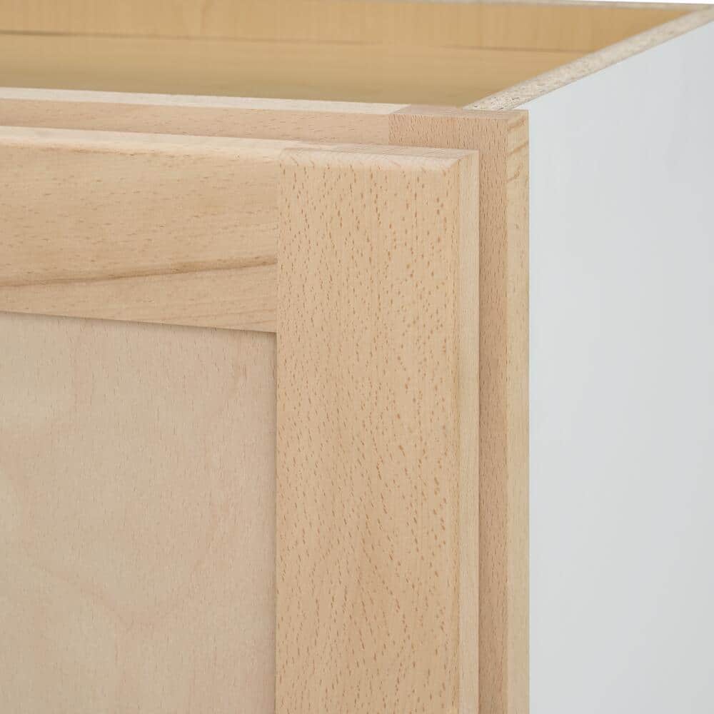 36 in. W x 12 in. D x 15 in. H Ready to Assemble Wall Bridge Kitchen Cabinet in Unfinished with CLICKREADY Technology - Hercitys