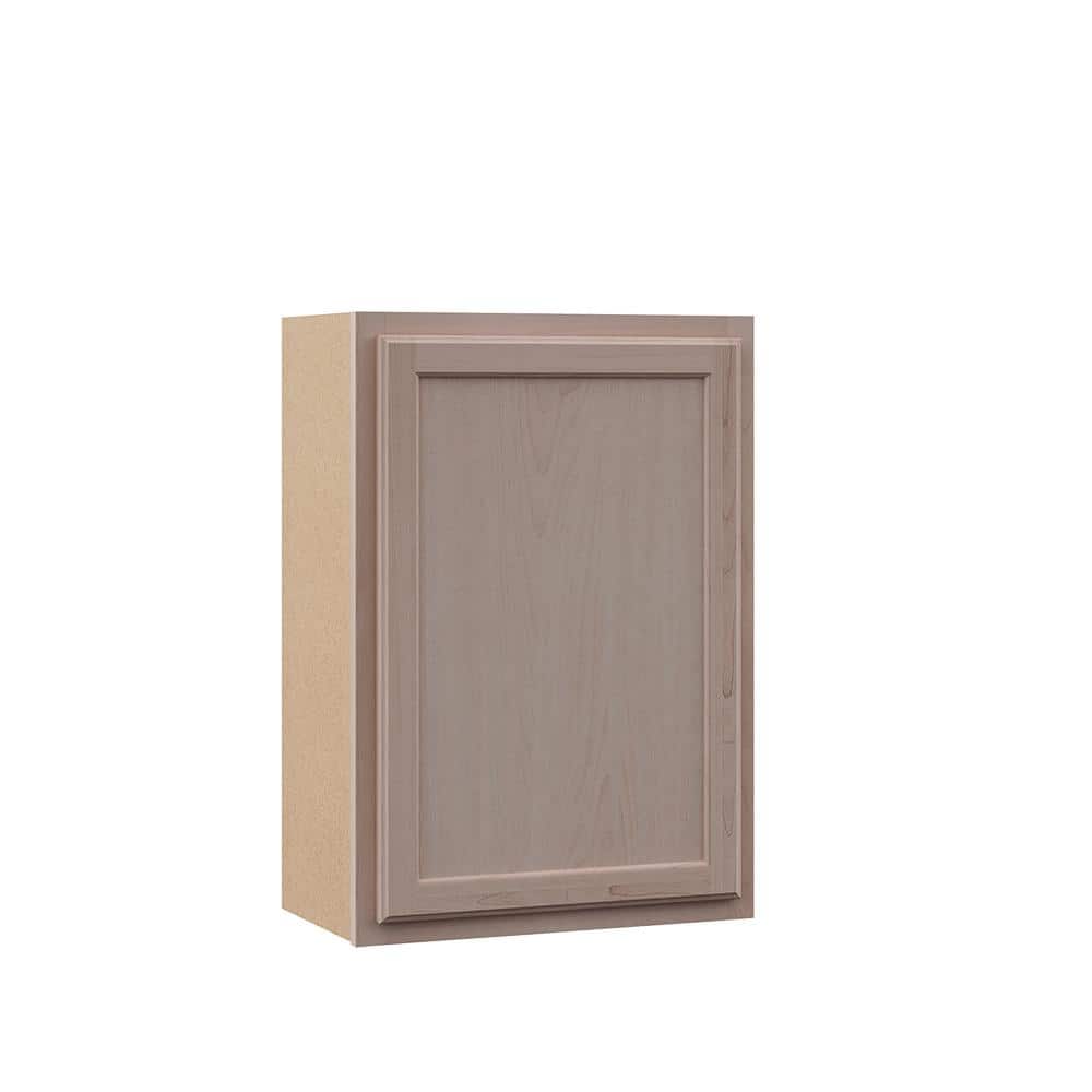 21 in. W x 12 in. D x 30 in. H Assembled Wall Kitchen Cabinet in Unfinished with Recessed Panel - Hercitys