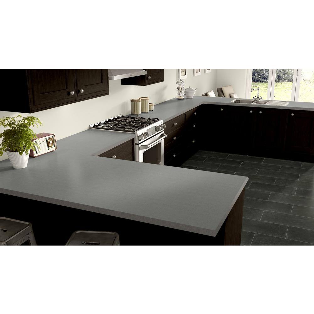 5 ft. x 12 ft. Laminate Sheet in Pressed Linen with Standard Fine Velvet Texture - Hercitys