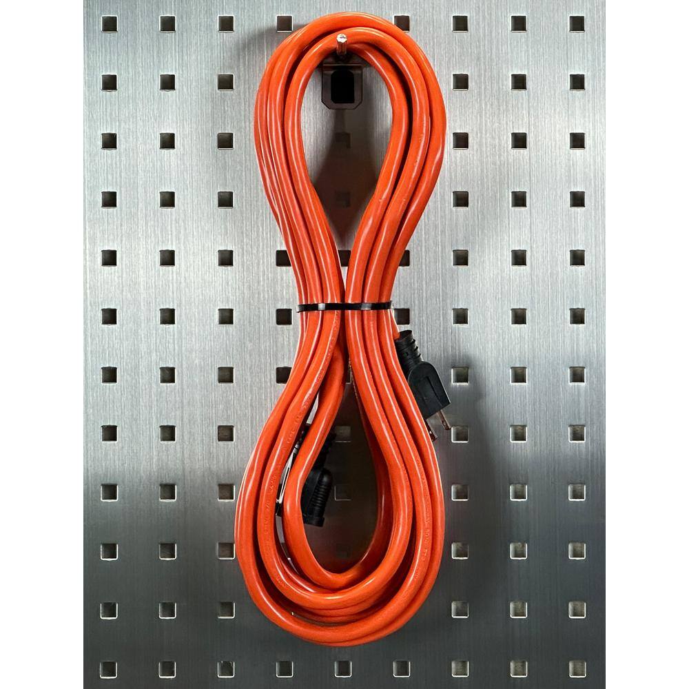 3 in. Single Rod 30 Bend Stainless Steel LocBoard Hooks (3-Pack) - Hercitys