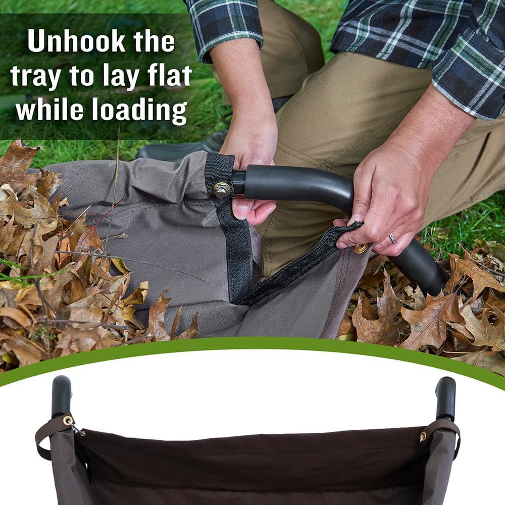 5 cu. ft. Foldable Garden Cart Wheelbarrow - Hercitys