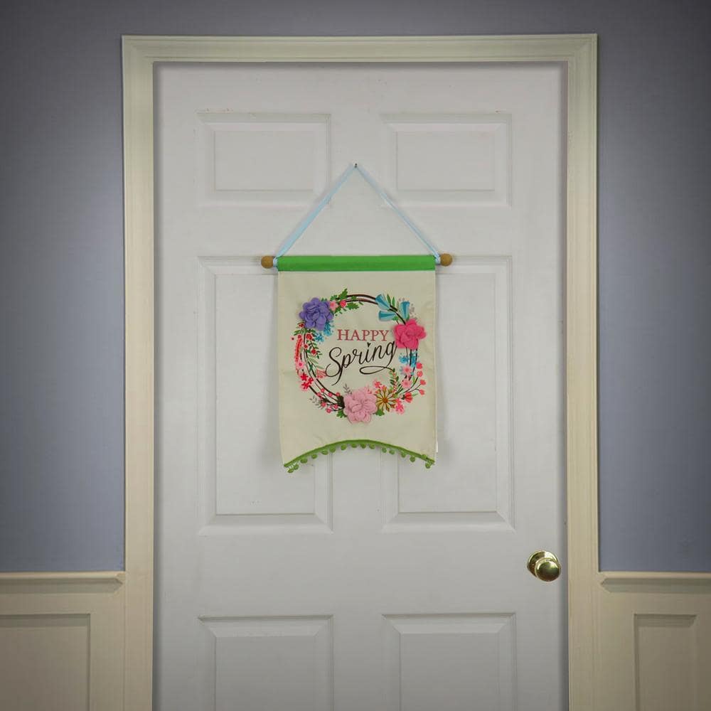 18 in. Happy Spring Banner - Hercitys